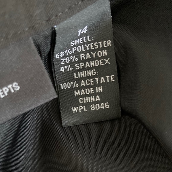 BLACK Mini Skirt with Gold Chain Accent - Picture 7 of 7